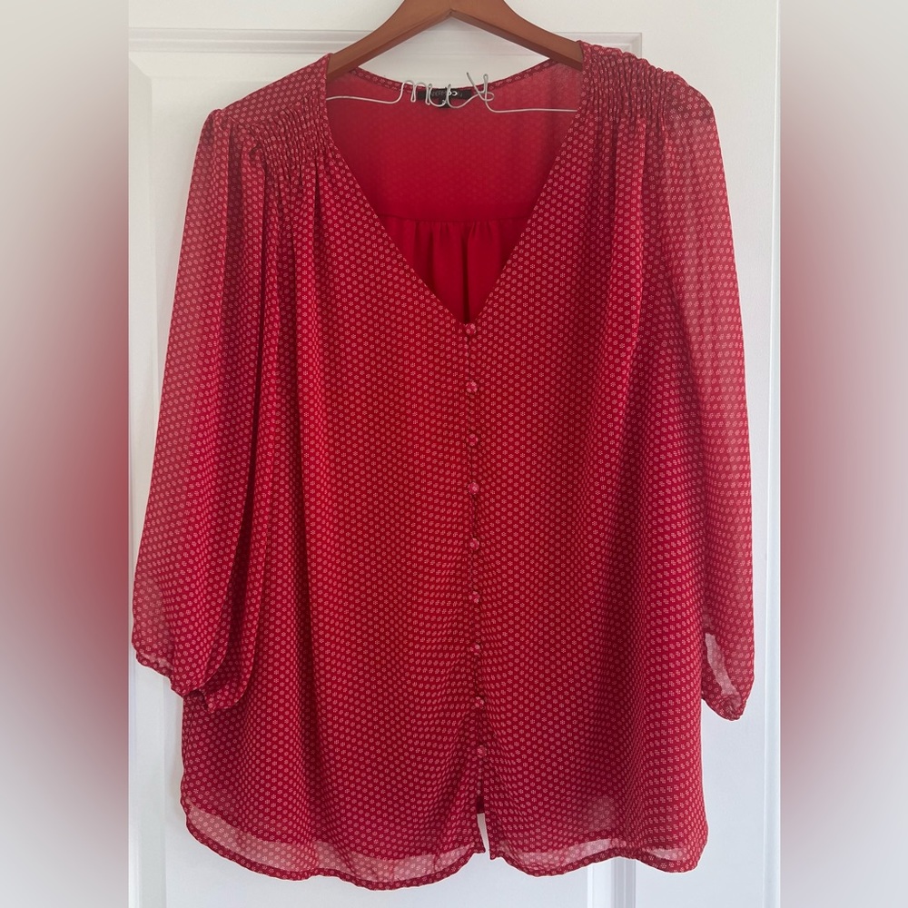 Papermoon Willa Smocked Detail Blouse